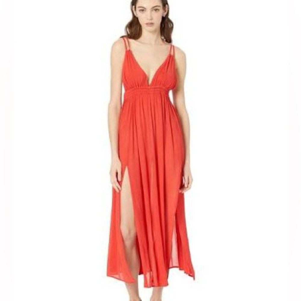 All Saints Rosa Red Dress